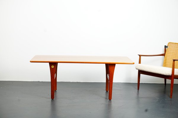 Vintage Danish Teak Coffee Table, 1960s-CIP-968155