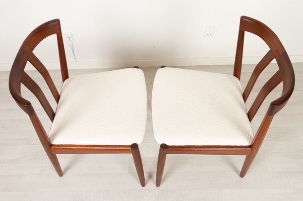 Vintage Danish Teak Dining Chairs 1960s, Set of 2-WIX-1047312