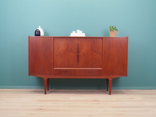 Vintage Danish Teak Highboard, 1960s-VND-2019843