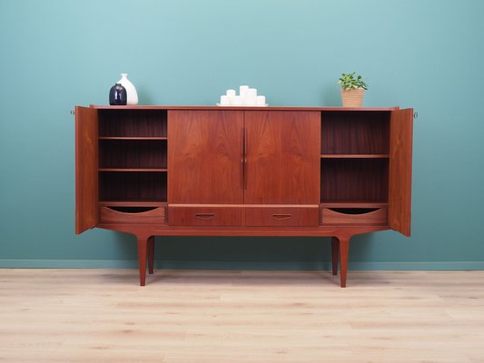 Vintage Danish Teak Highboard, 1960s-VND-2019843