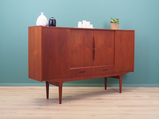 Vintage Danish Teak Highboard, 1960s-VND-2019843