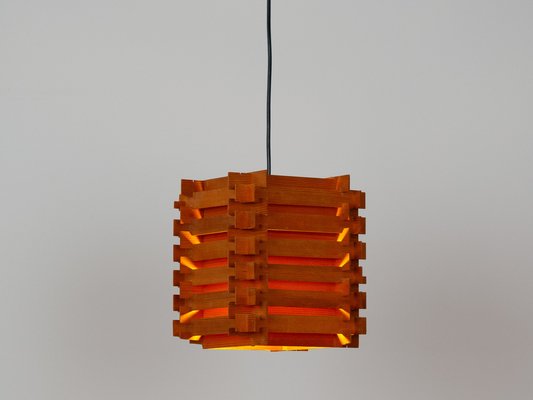 Vintage Danish Teak Lamp, 1970s-QST-2041384