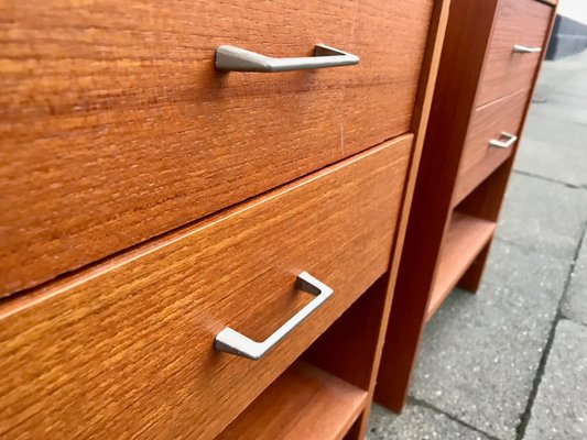 Vintage Danish Teak Nightstands, 1970s, Set of 2-LCR-870445