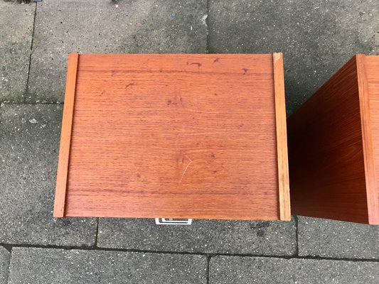 Vintage Danish Teak Nightstands, 1970s, Set of 2-LCR-870445