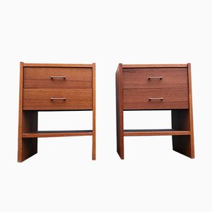 Vintage Danish Teak Nightstands, 1970s, Set of 2-LCR-870445