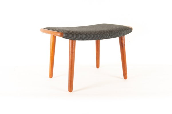 Vintage Danish Teak Stool, 1960s-WIX-1020205