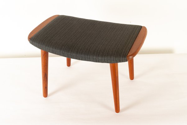 Vintage Danish Teak Stool, 1960s-WIX-1020205