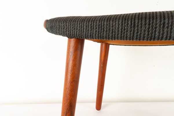 Vintage Danish Teak Stool, 1960s-WIX-1020205