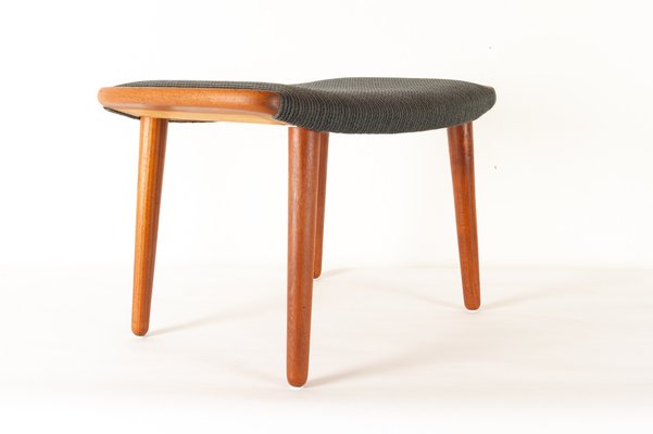 Vintage Danish Teak Stool, 1960s-WIX-1020205