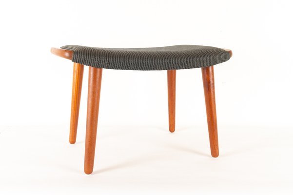 Vintage Danish Teak Stool, 1960s-WIX-1020205