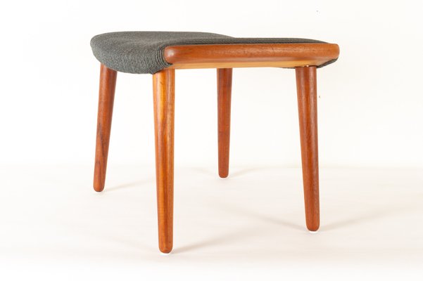 Vintage Danish Teak Stool, 1960s-WIX-1020205