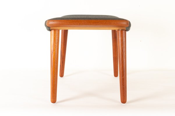 Vintage Danish Teak Stool, 1960s-WIX-1020205