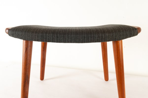 Vintage Danish Teak Stool, 1960s-WIX-1020205