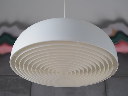 Vintage Danish White Pendant Lamp, 1990s-VND-1784077