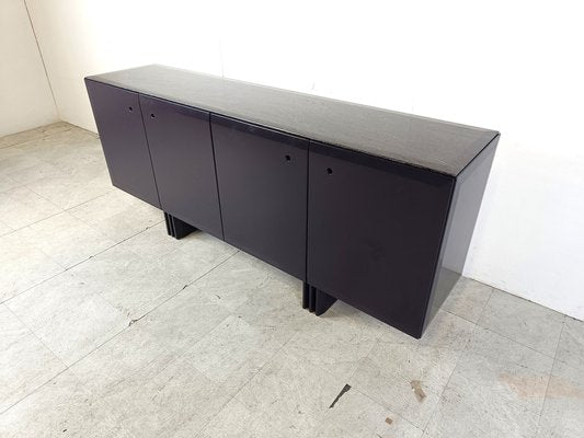 Vintage Dark Blue Sideboard, 1980s-IRH-1788340