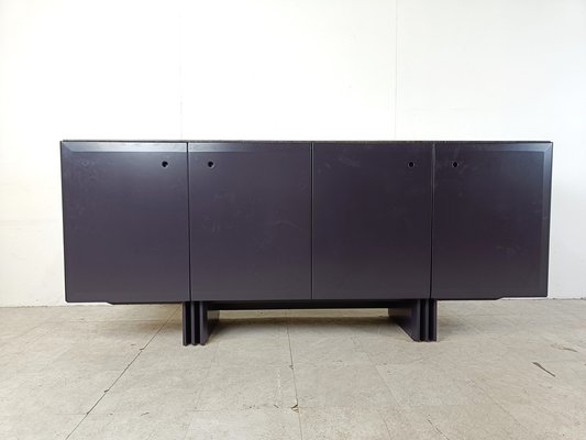 Vintage Dark Blue Sideboard, 1980s-IRH-1788340