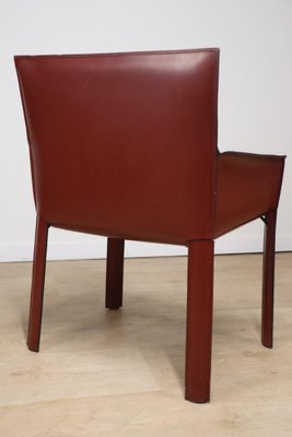 Vintage De Couro Armchair in Covered Leather, 1980s-IZV-2041034