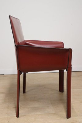 Vintage De Couro Armchair in Covered Leather, 1980s-IZV-2041034