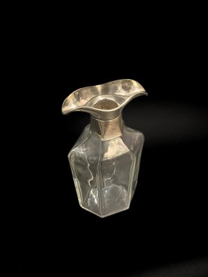 Vintage Decanter with Silver Plated Bottle Spout, Sweden, 1900s-JKV-1786087