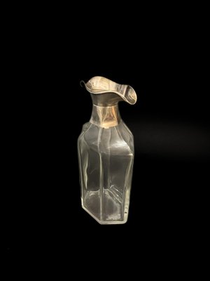 Vintage Decanter with Silver Plated Bottle Spout, Sweden, 1900s-JKV-1786087