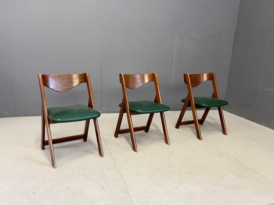 Vintage Desk Chairs, 1960s, Set of 3-IEW-1704702