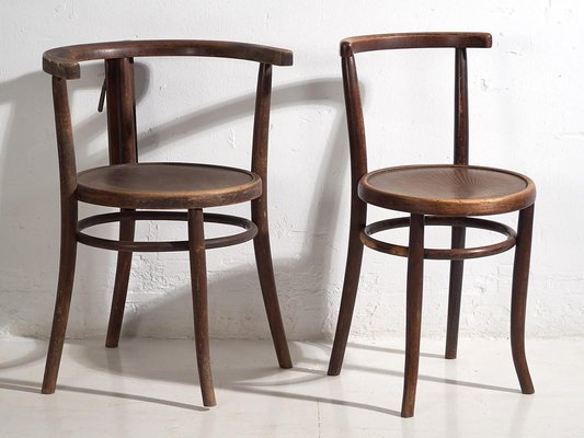 Vintage Dining Chairs, 1940, Set of 6-ZNJ-2035288