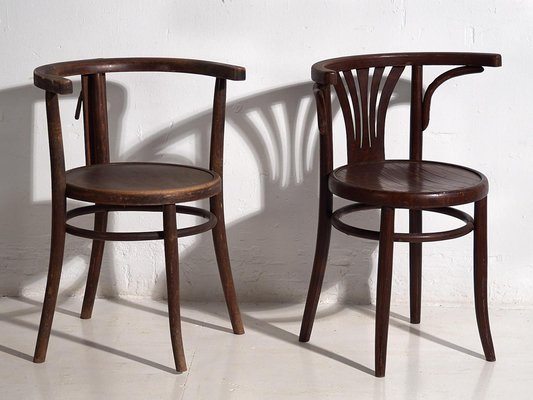 Vintage Dining Chairs, 1940, Set of 6-ZNJ-2035288