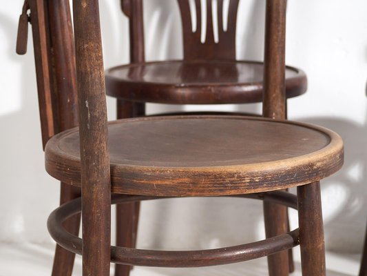 Vintage Dining Chairs, 1940, Set of 6-ZNJ-2035288