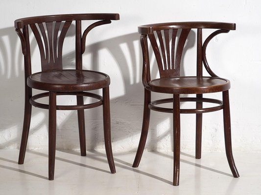 Vintage Dining Chairs, 1940, Set of 6-ZNJ-2035288