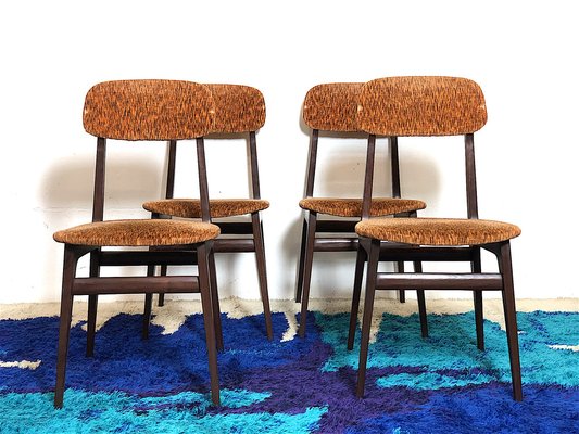 Vintage Dining Chairs, 1960s, Set of 4-FQG-1770354