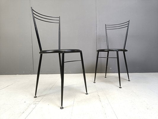 Vintage Dining Chairs by Calligaris, 1980s, Set of 4-IRH-2041123