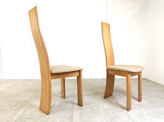 Vintage Dining Chairs by Rob and Dries Van Den Berghe, 1980s, Set of 6-IRH-1768578