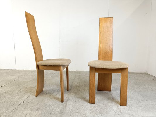 Vintage Dining Chairs by Rob and Dries Van Den Berghe, 1980s, Set of 6-IRH-1768578