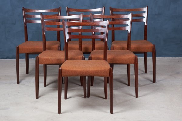 Vintage Dining Chairs by Svend Åge Madsen, 1950s, Set of 6-ZGQ-618680