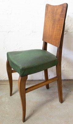 Vintage Dining Chairs, France, 1950s, Set of 4-RIU-947772