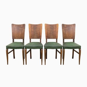 Vintage Dining Chairs, France, 1950s, Set of 4-RIU-947772