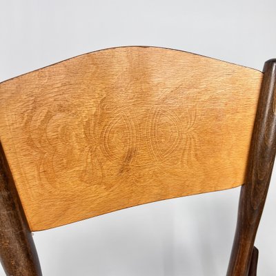 Vintage Dining Chairs from Thonet, 1930s, Set of 4-RMX-1820955