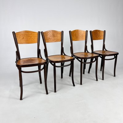 Vintage Dining Chairs from Thonet, 1930s, Set of 4-RMX-1820955