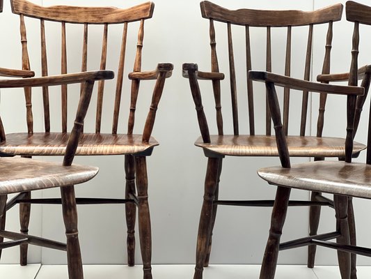 Vintage Dining Chairs from Ton, 1960s, Set of 4-ALG-1226437