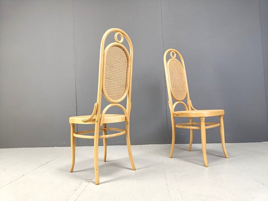 Vintage Dining Chairs in Bentwood from Thonet, 1970s, Set of 4-IRH-2028311