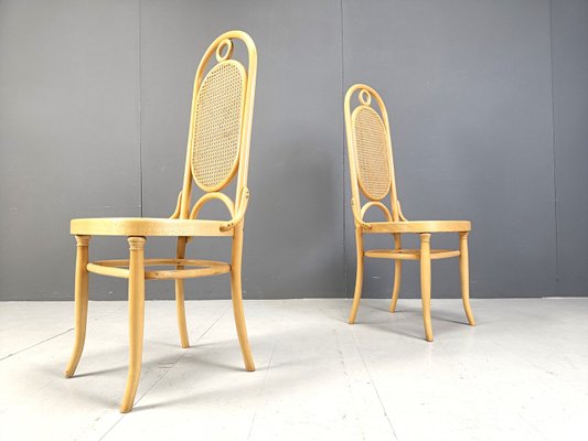 Vintage Dining Chairs in Bentwood from Thonet, 1970s, Set of 4-IRH-2028311