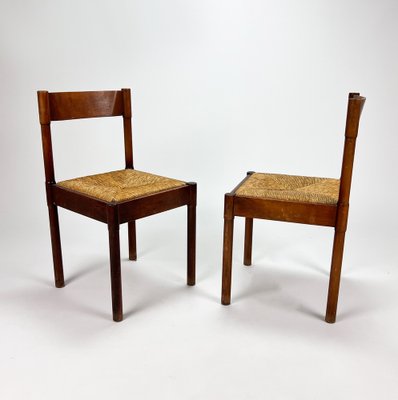 Vintage Dining Chairs in Carimate Style, 1960s, Set of 2-RMX-1373467