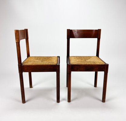 Vintage Dining Chairs in Carimate Style, 1960s, Set of 2-RMX-1373467