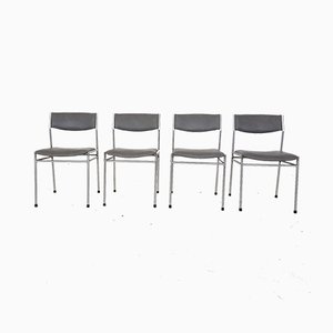 Vintage Dining Chairs in the Style of Martin Visser, Set of 4-ZO-634477