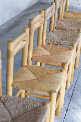 Vintage Dining Room Chairs, 1955, Set of 6-LA-1742475