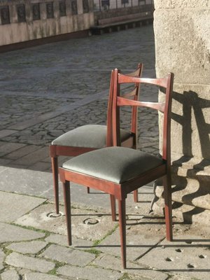 Vintage Dining Room Chairs, 1970s, Set of 6-GEL-828030