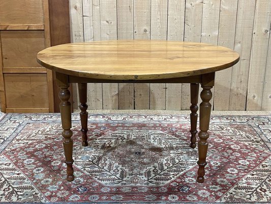 Vintage Dining Table in Cherry, 1930s-QYF-1768481