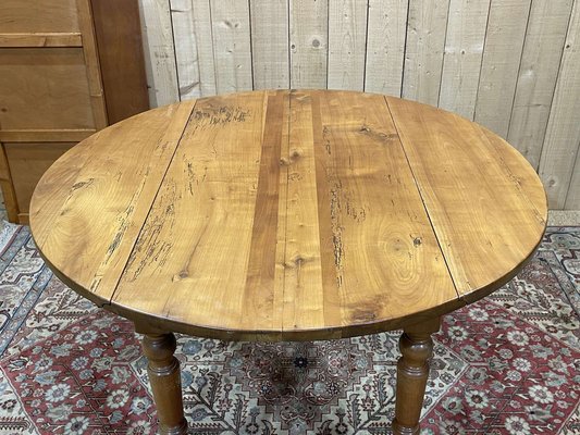 Vintage Dining Table in Cherry, 1930s-QYF-1768481