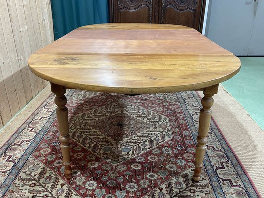 Vintage Dining Table in Cherry, 1930s-QYF-1768481