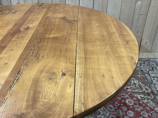 Vintage Dining Table in Cherry, 1930s-QYF-1768481